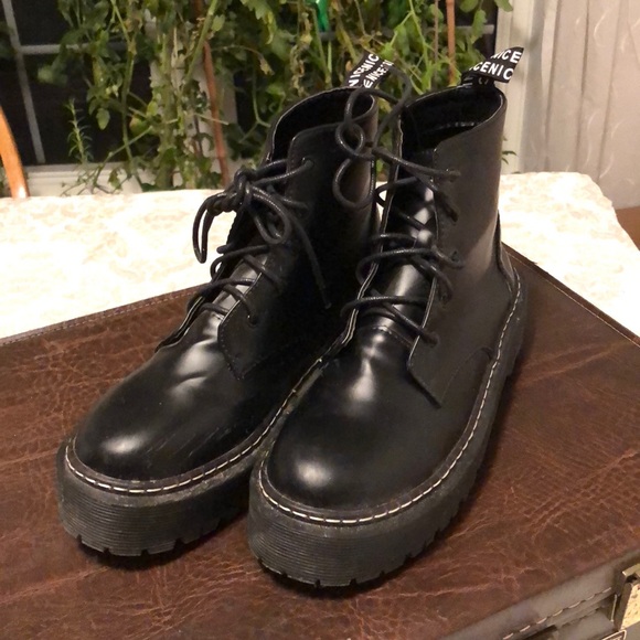 Doc Martin Style Boots - Picture 4 of 10